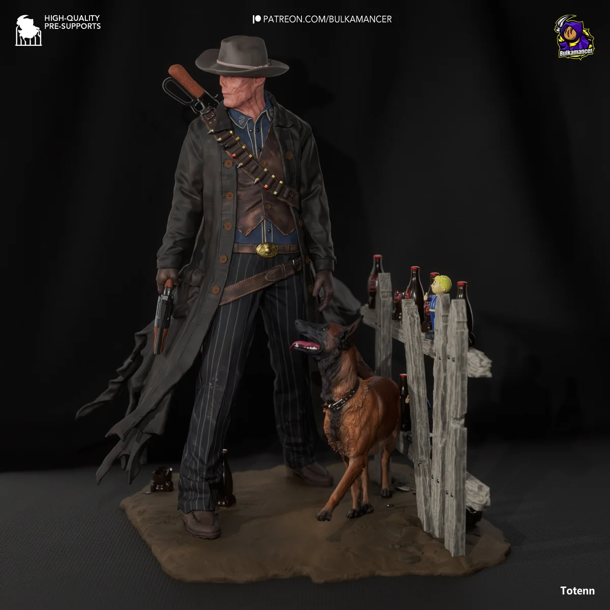 Ghoul | Fan Art | 3D Printed Resin Model Garage Kit | *Un-Painted* | Bulkamancer 4