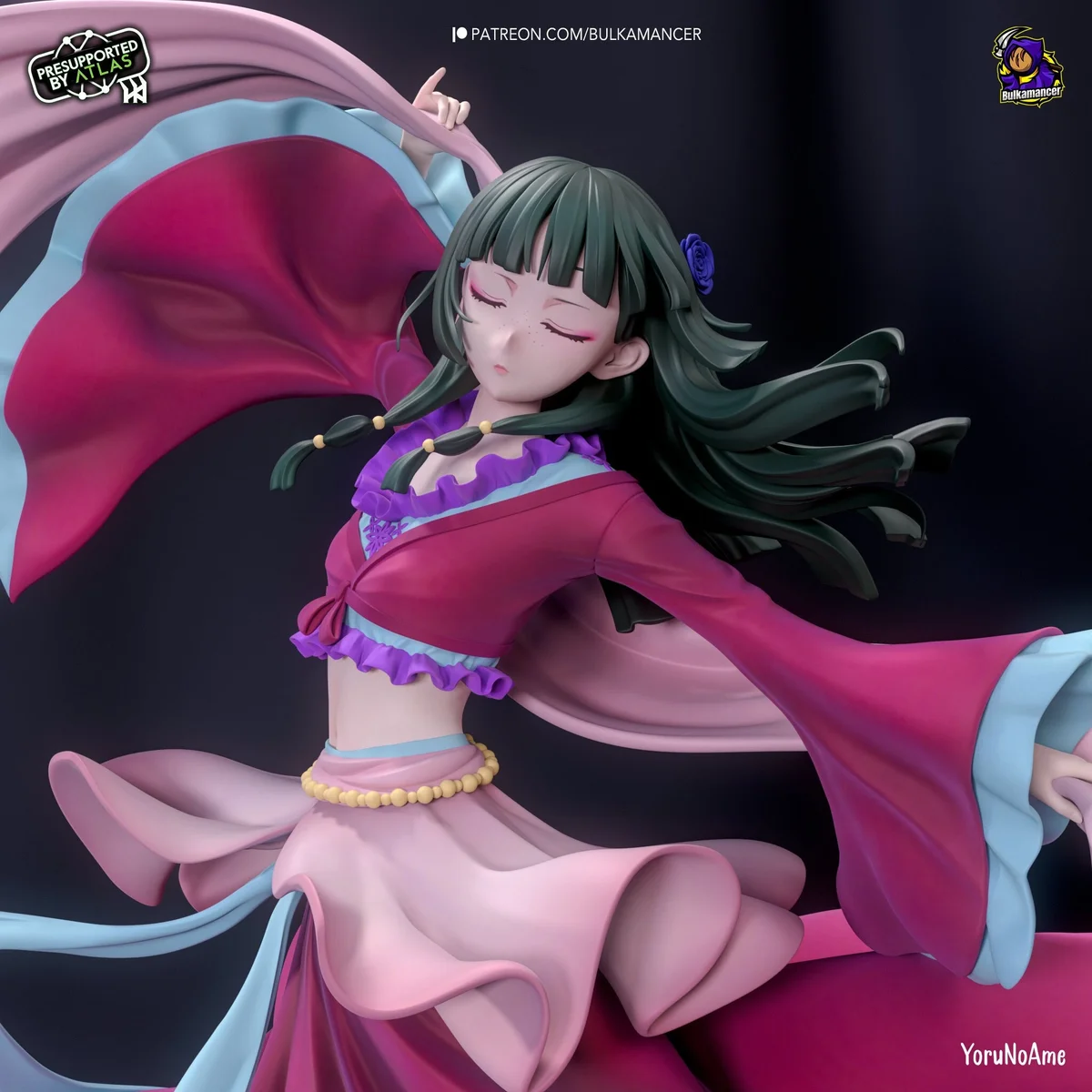 Poison Maiden | Fan Art | 3D Printed Resin Model Garage Kit | *Un-Painted* | Bulkamancer