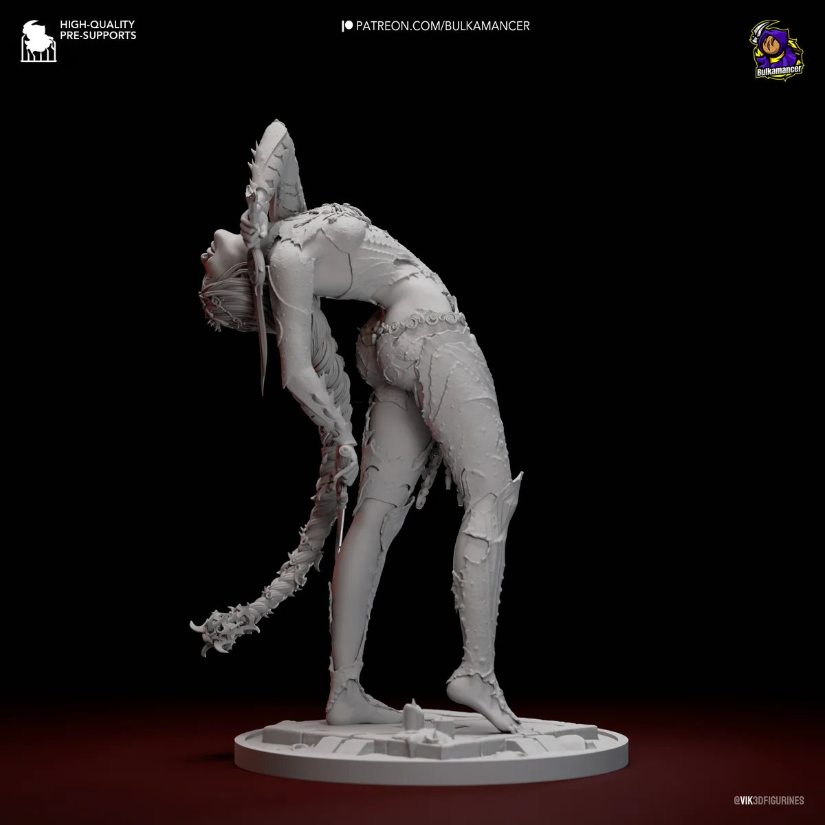 Orin the Red | Fan Art | 3D Printed Resin Model Garage Kit | *Un-Painted* | Bulkamancer 8