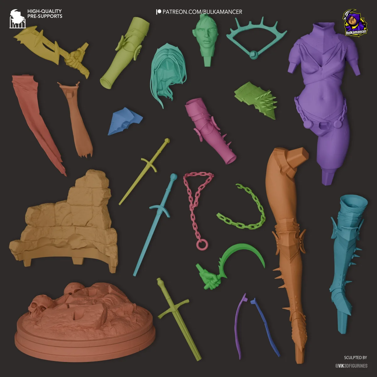 Clang | Fan Art | 3D Printed Resin Model Garage Kit | *Un-Painted* | Bulkamancer 4