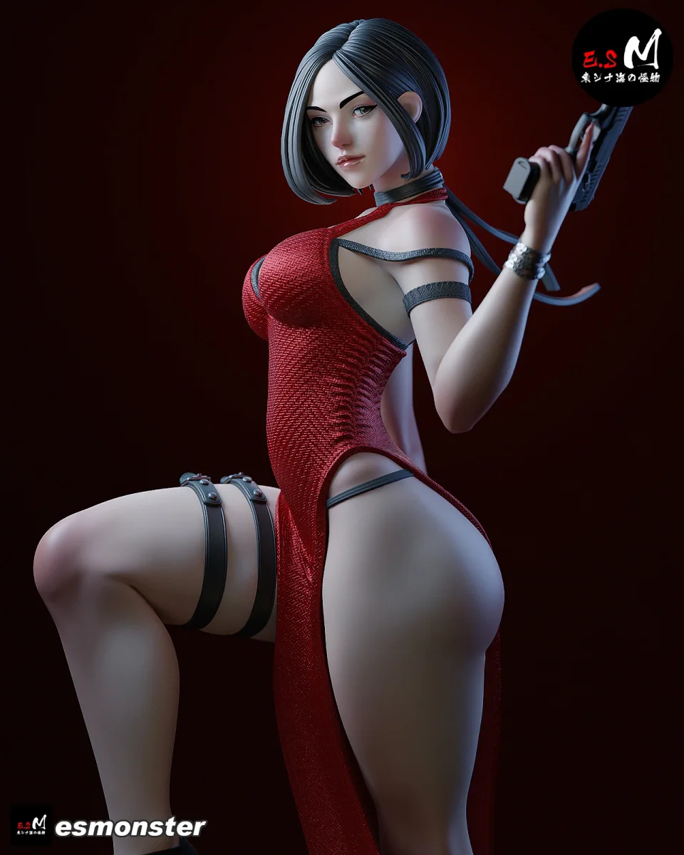 Ada Wong v2 | Fan Art | 3D Printed Resin Model Garage Kit | *Un-Painted* | ES Monster