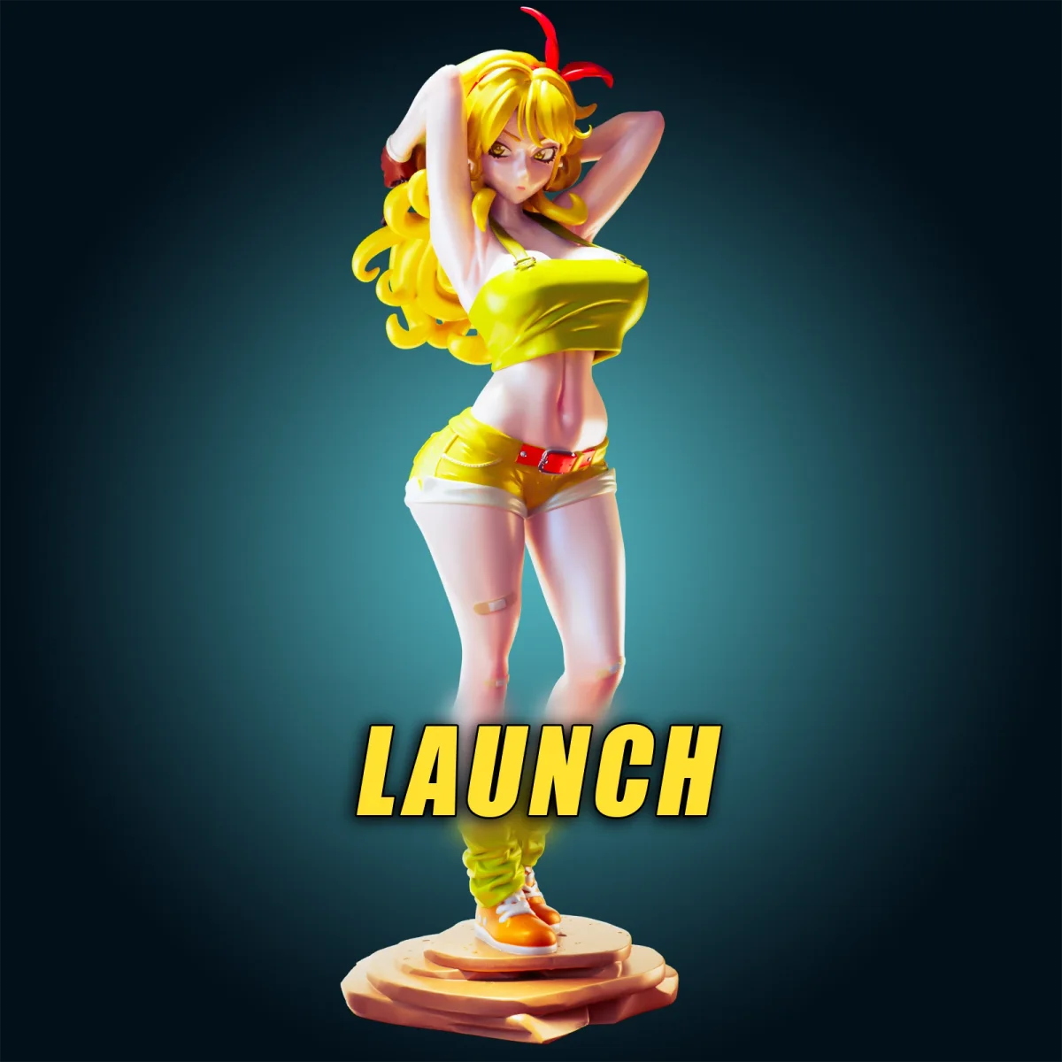 Launch | Fan Art | 3D Printed Resin Model Garage Kit | *Un-Painted* | Officer Rhu