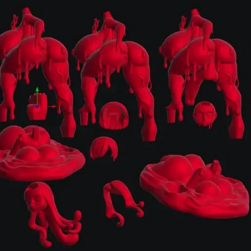 Slime Twins | Fan Art | 3D Printed Resin Model Garage Kit | *Un-Painted* | Officer Rhu 7