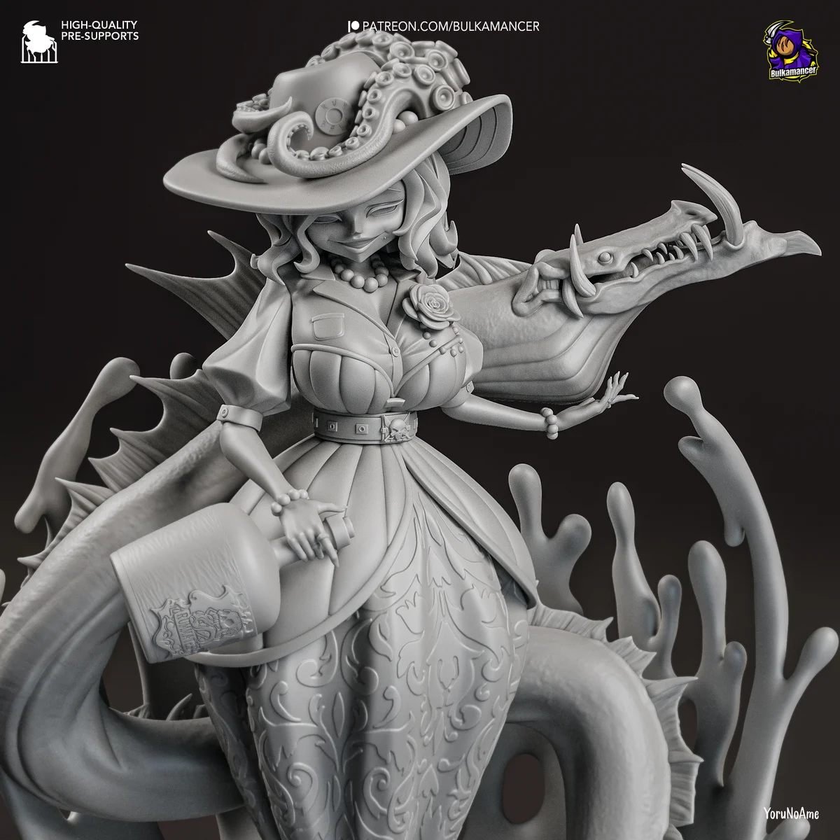 Rum Baba | Fan Art | 3D Printed Resin Model Garage Kit | *Un-Painted* | Bulkamancer 6