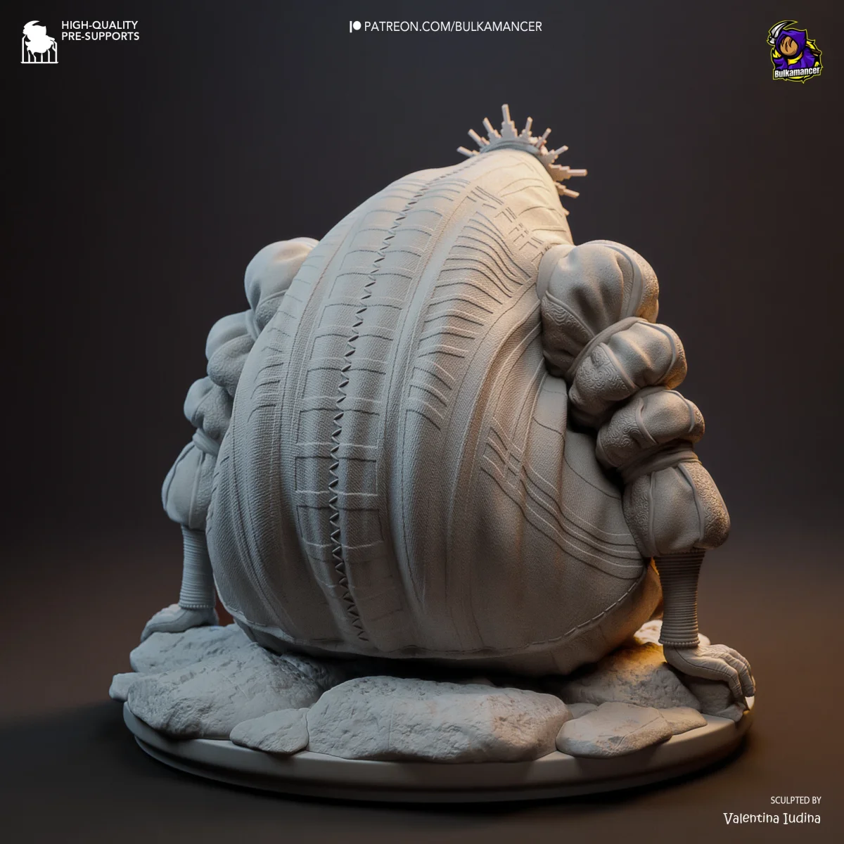 Esquie | Fan Art | 3D Printed Resin Model Garage Kit | *Un-Painted* | Bulkamancer 10