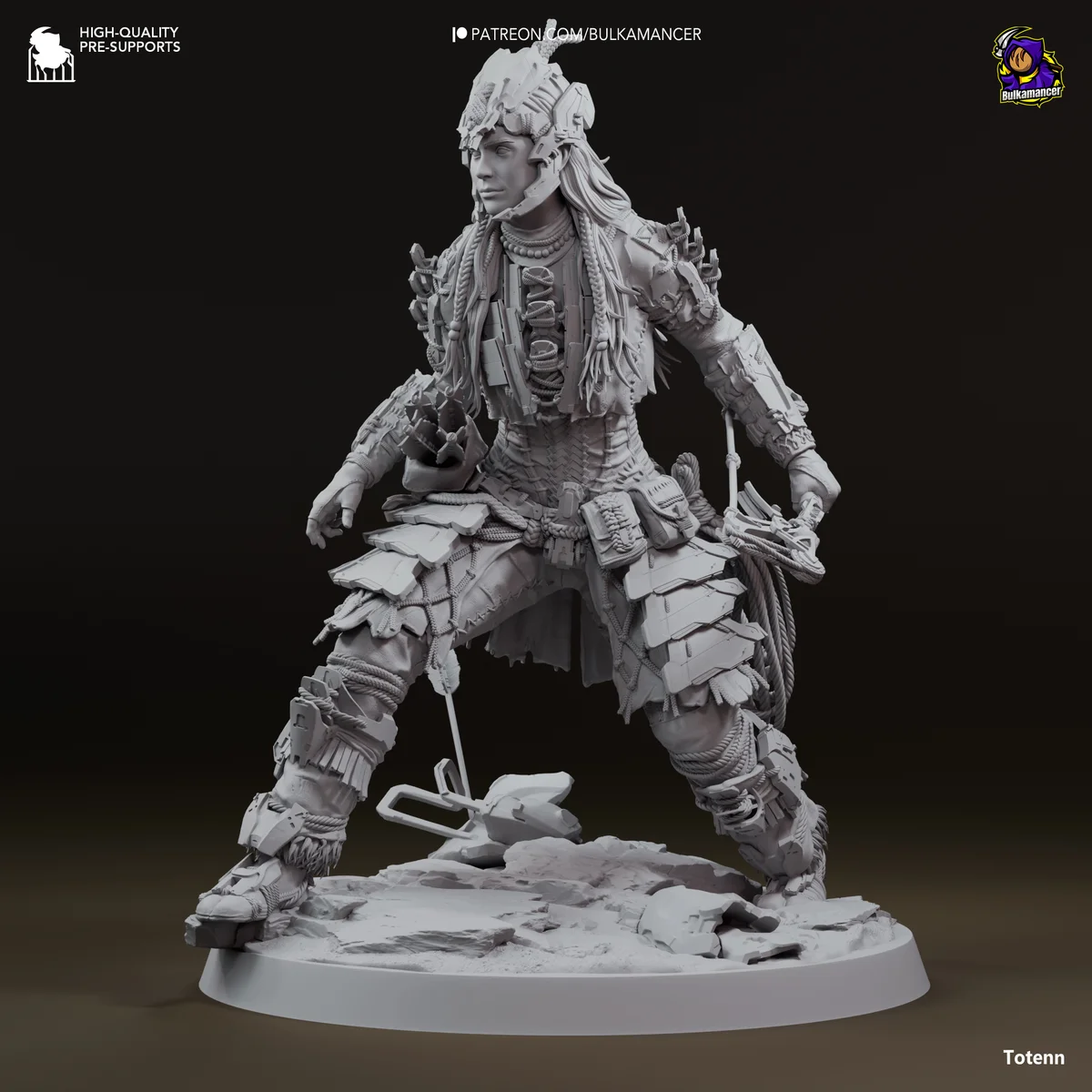 Aloy | Fan Art | 3D Printed Resin Model Garage Kit | *Un-Painted* | Bulkamancer 9