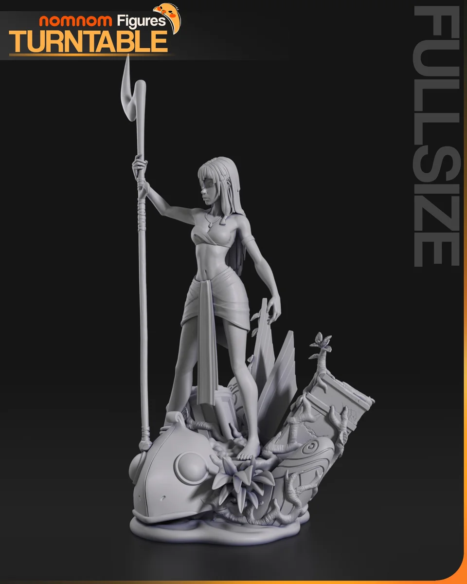 Kida | Fan Art | 3D Printed Resin Model Garage Kit | *Un-Painted* | Nomnom 10