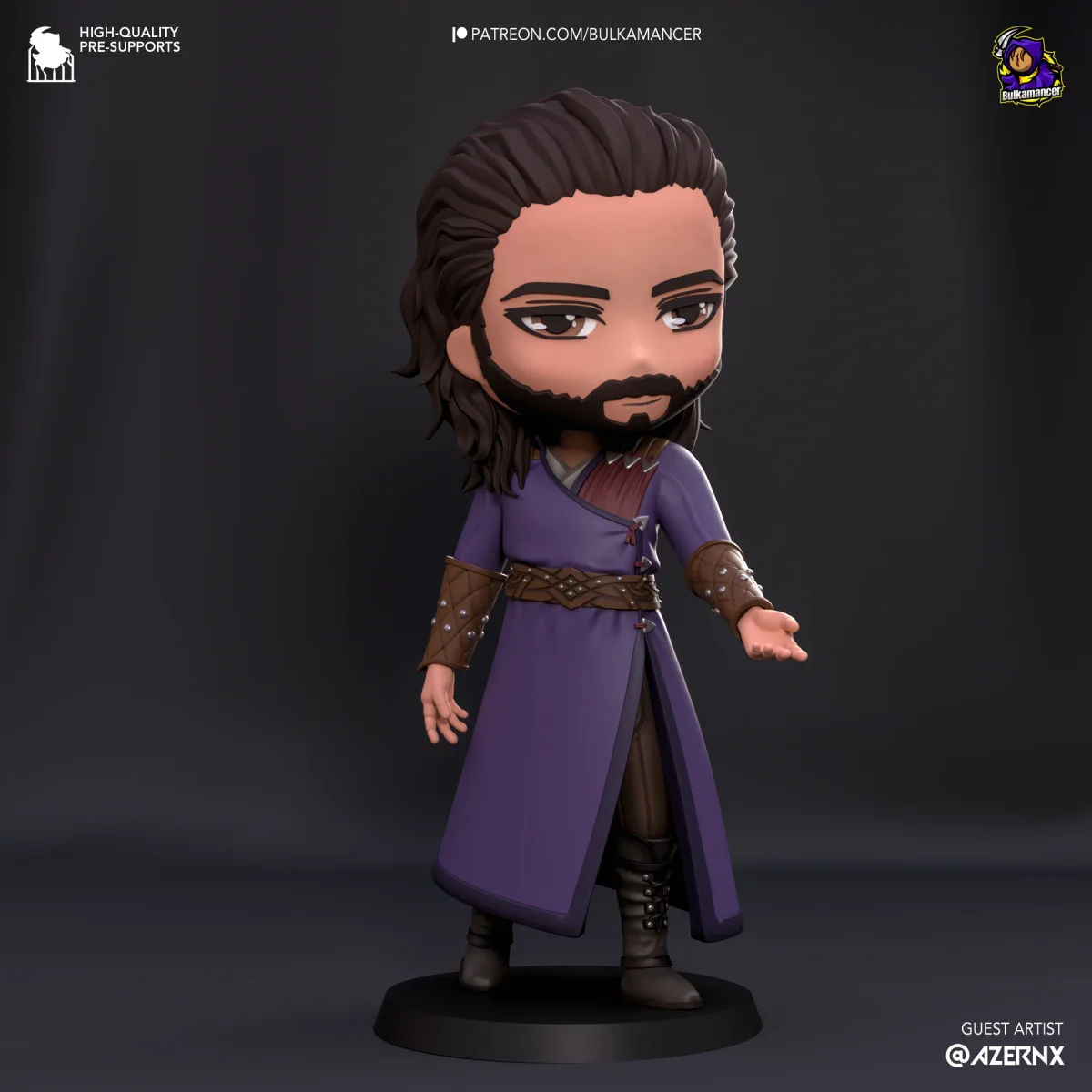 Chibi Gale | Fan Art | 3D Printed Resin Model Garage Kit | *Un-Painted* | Bulkamancer