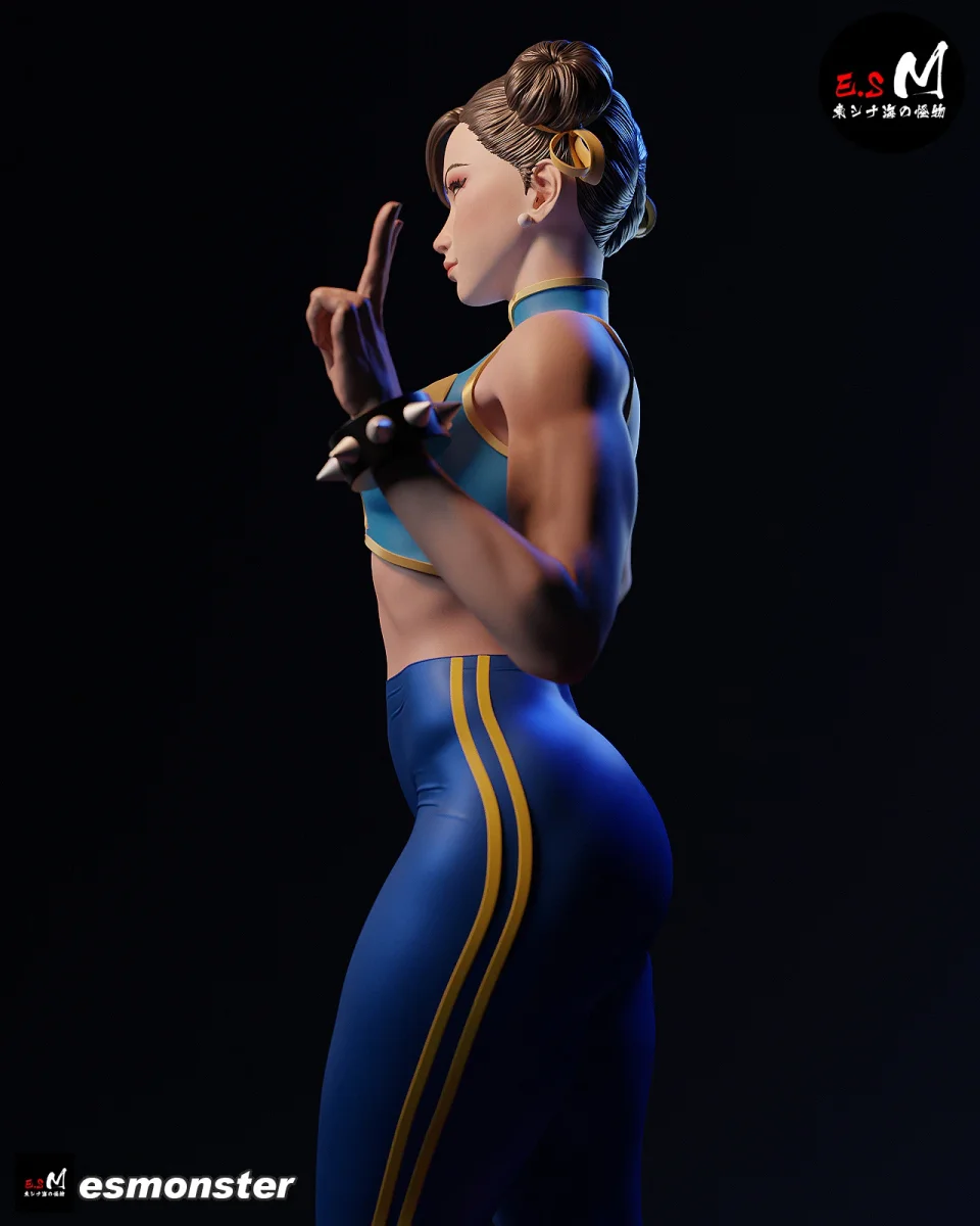 Chun-Li | Fan Art | 3D Printed Resin Model Garage Kit | *Un-Painted* | ES Monster 3