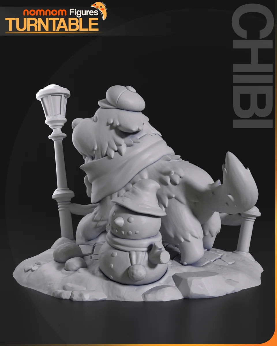 Chibi Bond | Fan Art | 3D Printed Resin Model Garage Kit | *Un-Painted* | Nomnom 5