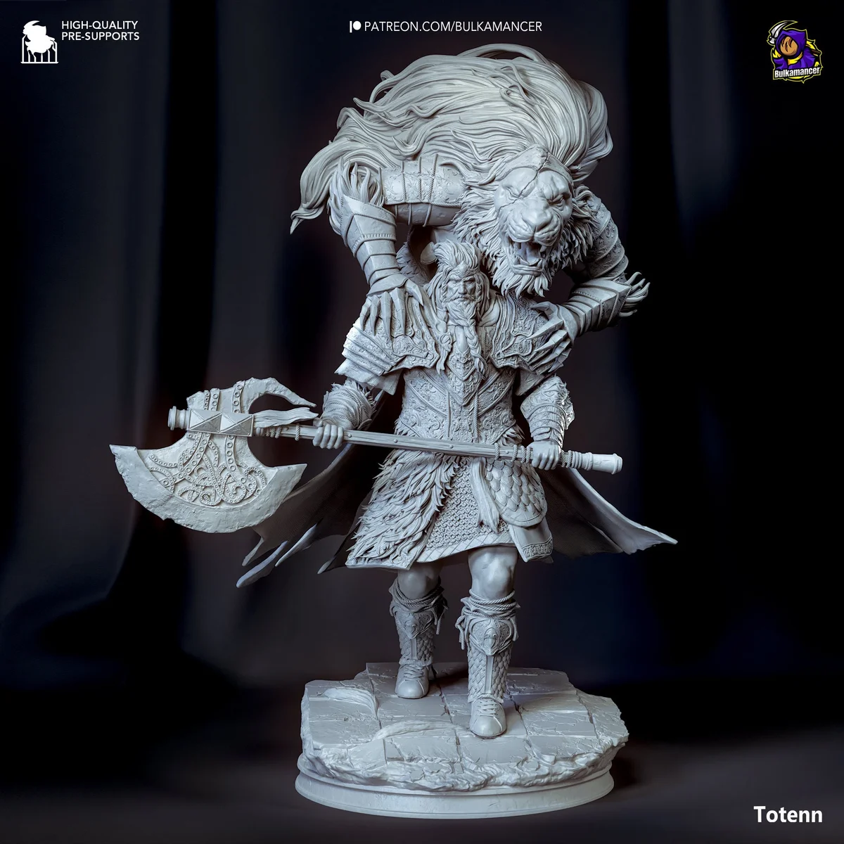 Godfrey | Fan Art | 3D Printed Resin Model Garage Kit | *Un-Painted* | Bulkamancer 5