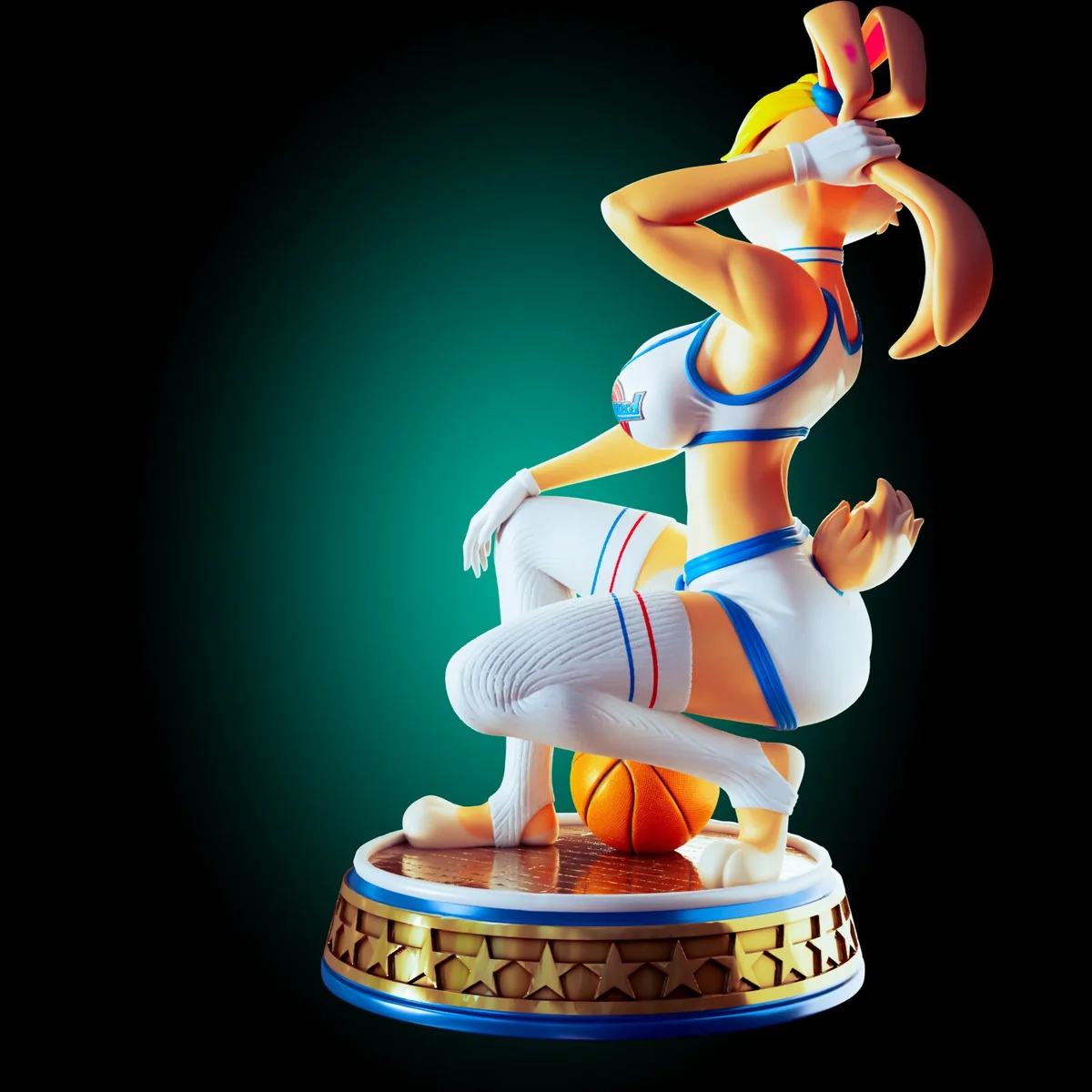 Bunny Girl | Fan Art | 3D Printed Resin Model Garage Kit | *Un-Painted* | Officer Rhu 3