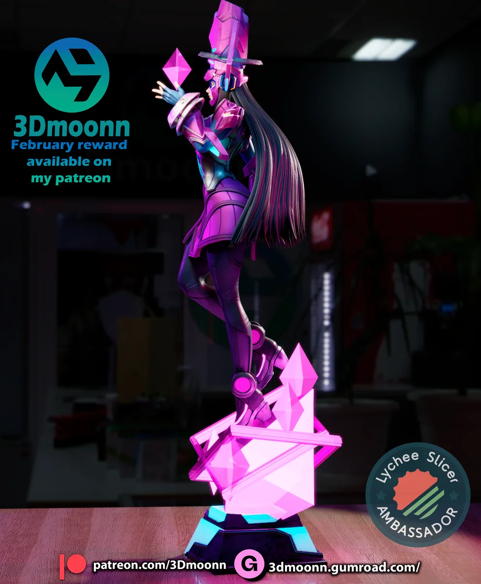 Galacta | Fan Art | 3D Printed Resin Model Garage Kit | *Un-Painted* | 3DMoonn 4