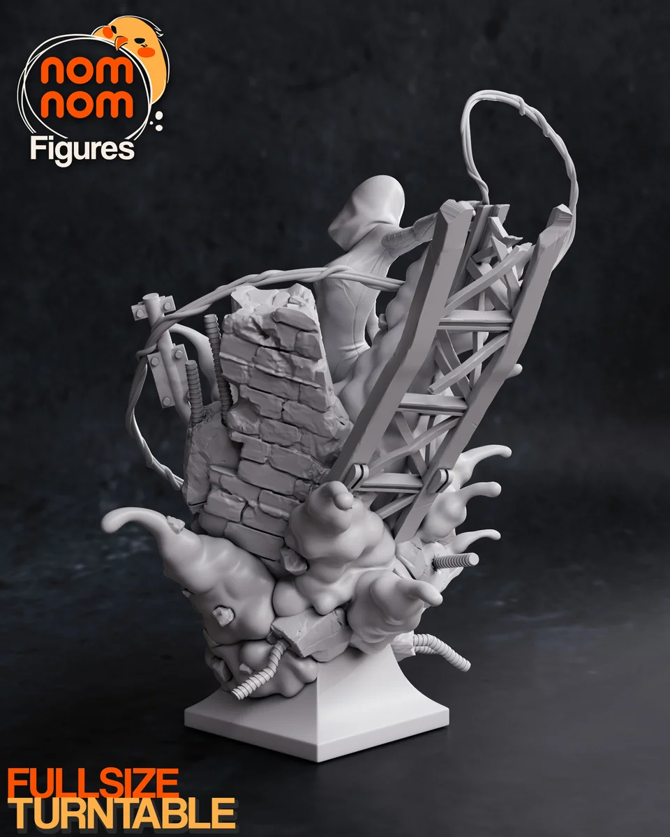 Spider Gwen | Fan Art | 3D Printed Resin Model Garage Kit | *Un-Painted* | Nomnom 5