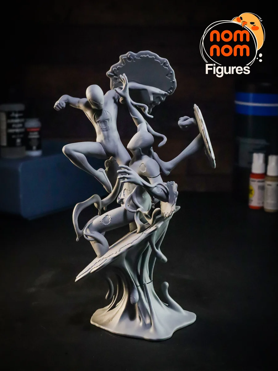 Miles Morales | Fan Art | 3D Printed Resin Model Garage Kit | *Un-Painted* | Nomnom 9