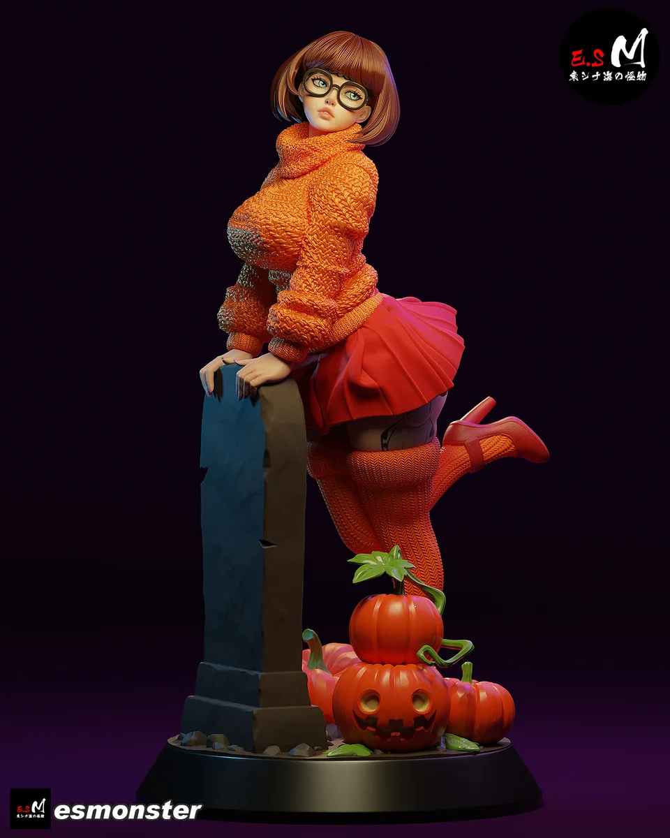 Velma P2 | Fan Art | 3D Printed Resin Model Garage Kit | *Un-Painted* | ES Monster 3