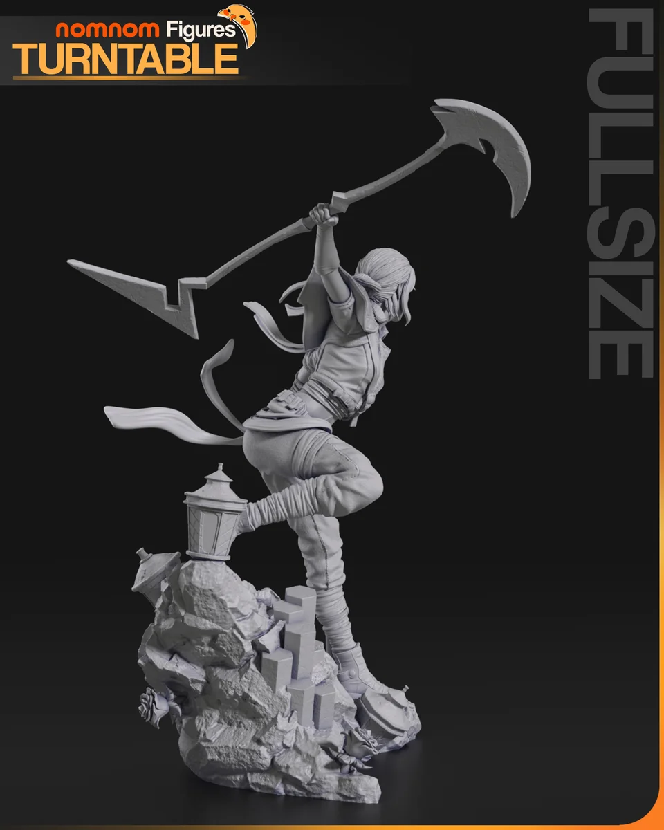 Sciel | Fan Art | 3D Printed Resin Model Garage Kit | *Un-Painted* | Nomnom 11