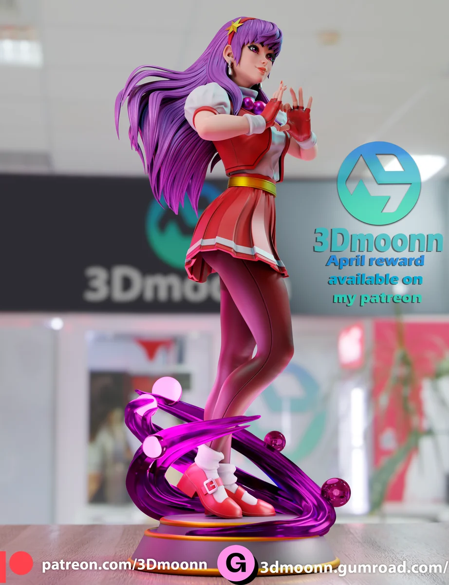 Athena | Fan Art | 3D Printed Resin Model Garage Kit | *Un-Painted* | 3DMoonn 3