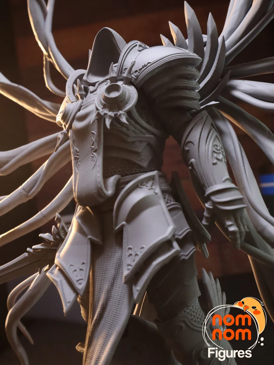 Tyrael | Fan Art | 3D Printed Resin Model Garage Kit | *Un-Painted* | Nomnom 18