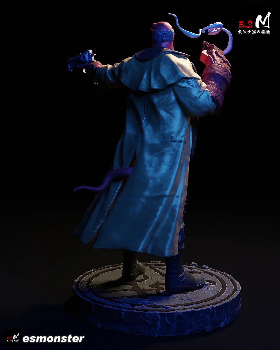 Hellboy | Fan Art | 3D Printed Resin Model Garage Kit | *Un-Painted* | ES Monster 3