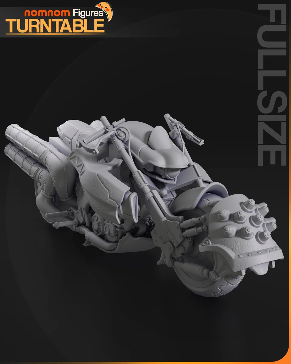 Hardy Daytona | Fan Art | 3D Printed Resin Model Garage Kit | *Un-Painted* | Nomnom 4