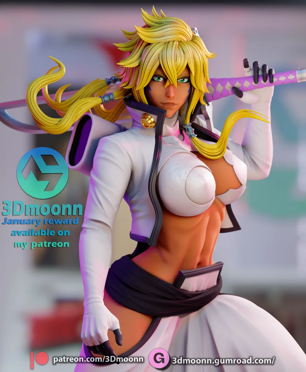 Tier Harribel | Fan Art | 3D Printed Resin Model Garage Kit | *Un-Painted* | 3DMoonn 4