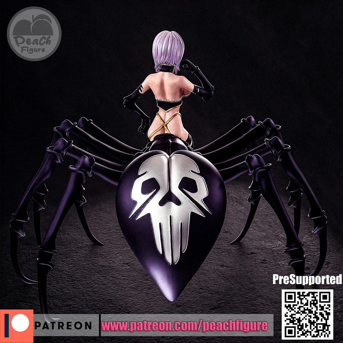 Rachnera | Fan Art | 3D Printed Resin Model Garage Kit | *Un-Painted* | Peach Figure 4
