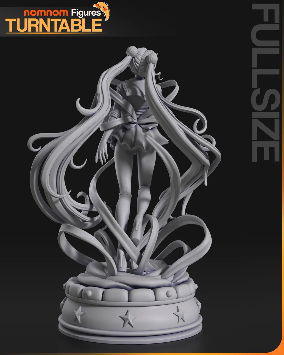 Sailor Moon | Fan Art | 3D Printed Resin Model Garage Kit | *Un-Painted* | Nomnom 7