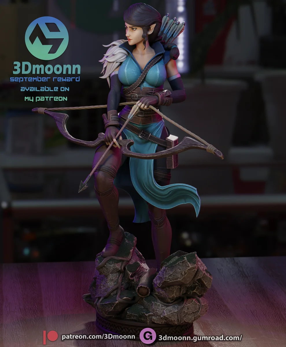 Vex | Fan Art | 3D Printed Resin Model Garage Kit | *Un-Painted* | 3DMoonn 4