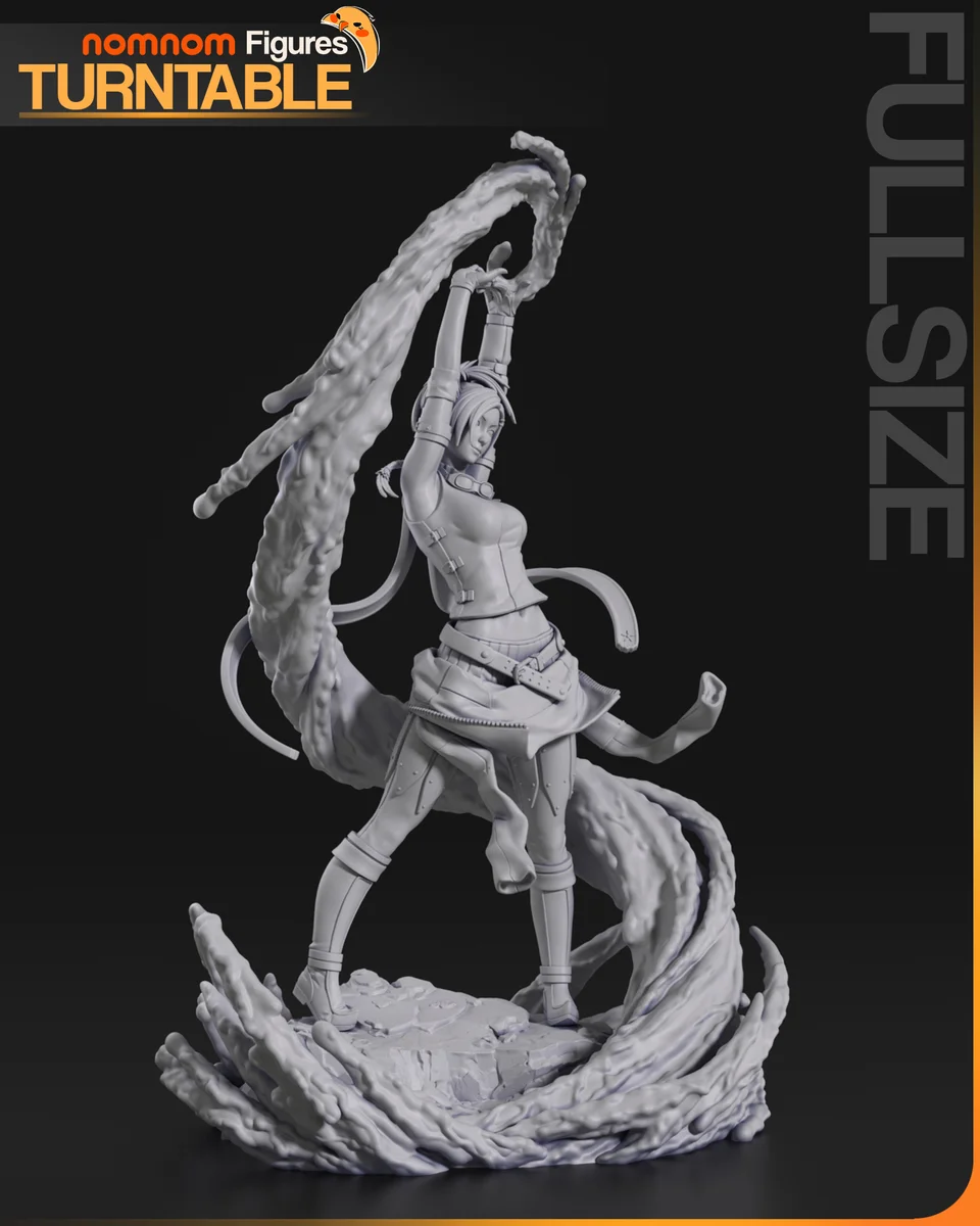 Rikku | Fan Art | 3D Printed Resin Model Garage Kit | *Un-Painted* | Nomnom 9