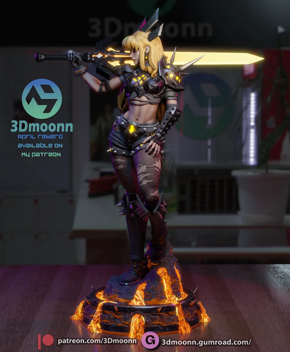 Magik | Fan Art | 3D Printed Resin Model Garage Kit | *Un-Painted* | 3DMoonn 5