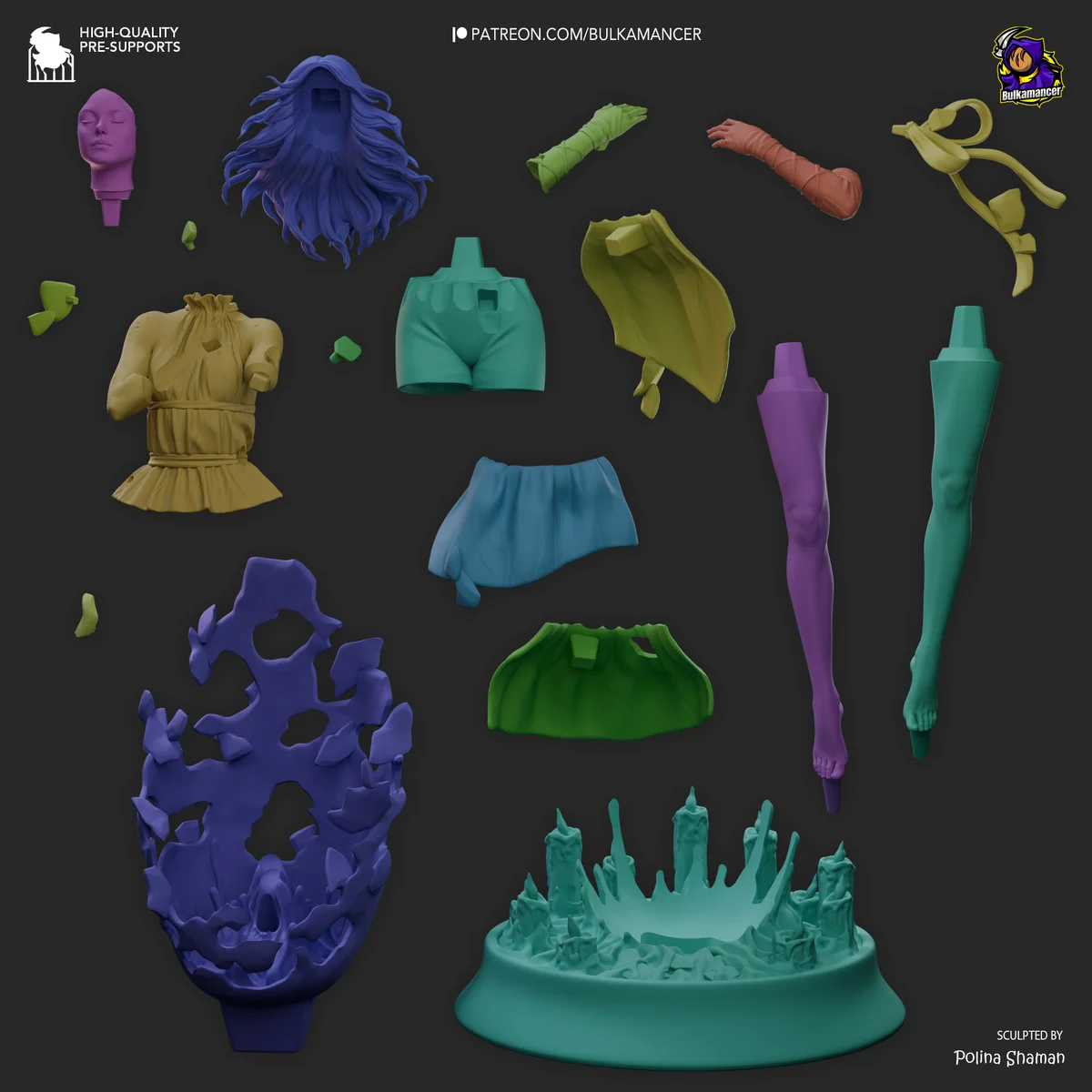 Tomorrow | Fan Art | 3D Printed Resin Model Garage Kit | *Un-Painted* | Bulkamancer 5