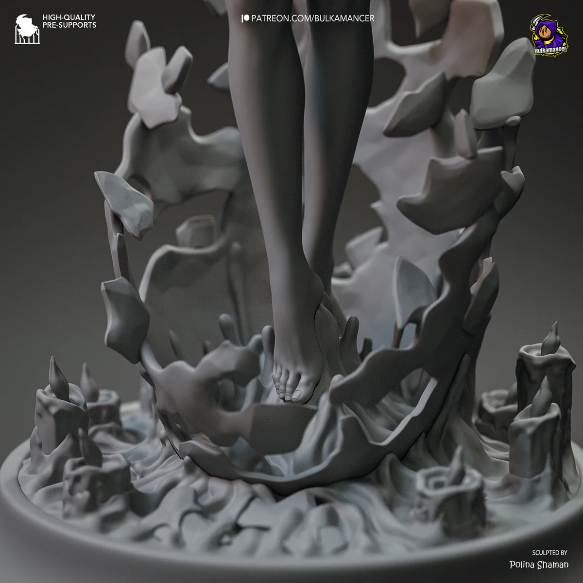 Tomorrow | Fan Art | 3D Printed Resin Model Garage Kit | *Un-Painted* | Bulkamancer 9