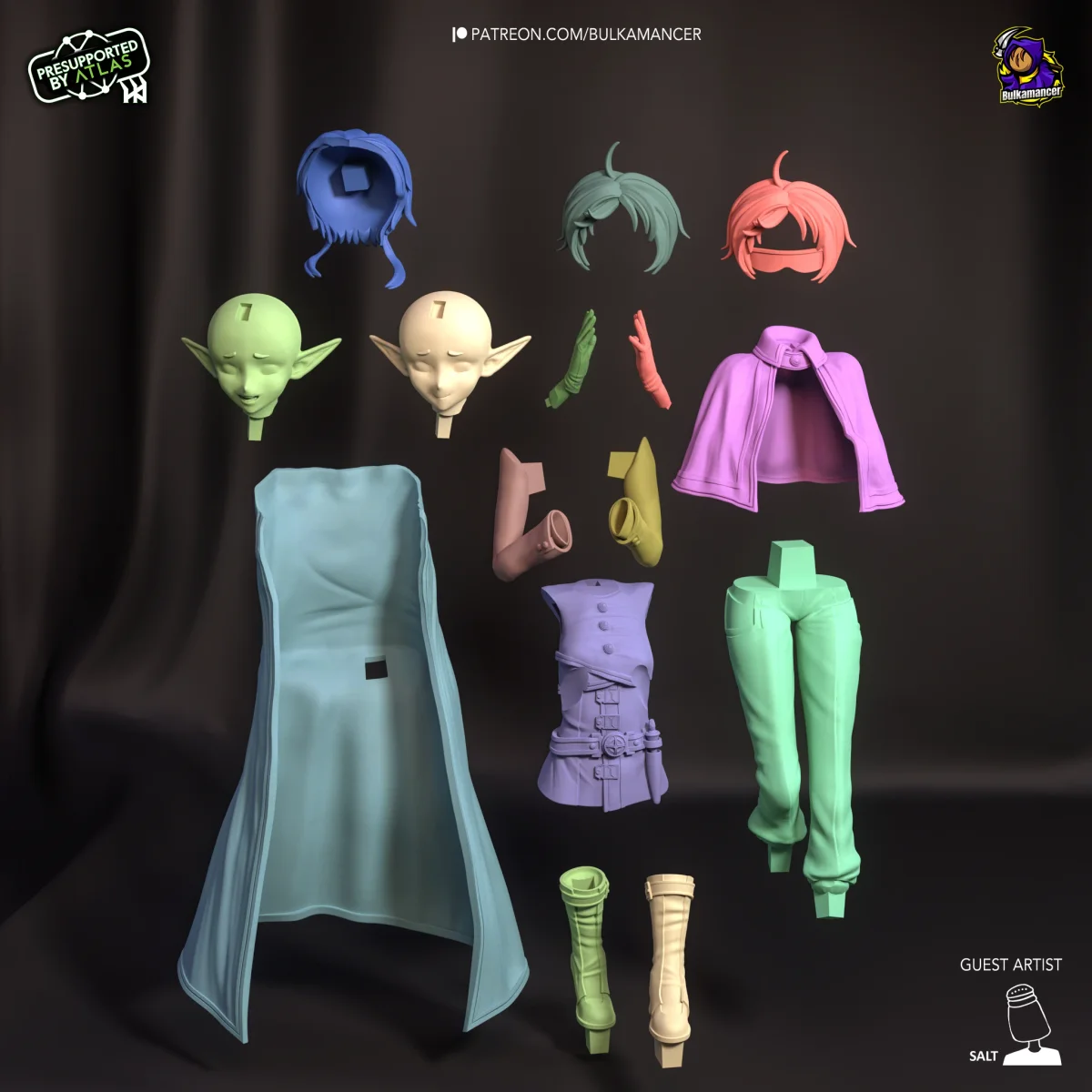 Sylphiette | Fan Art | 3D Printed Resin Model Garage Kit | *Un-Painted* | Bulkamancer 5