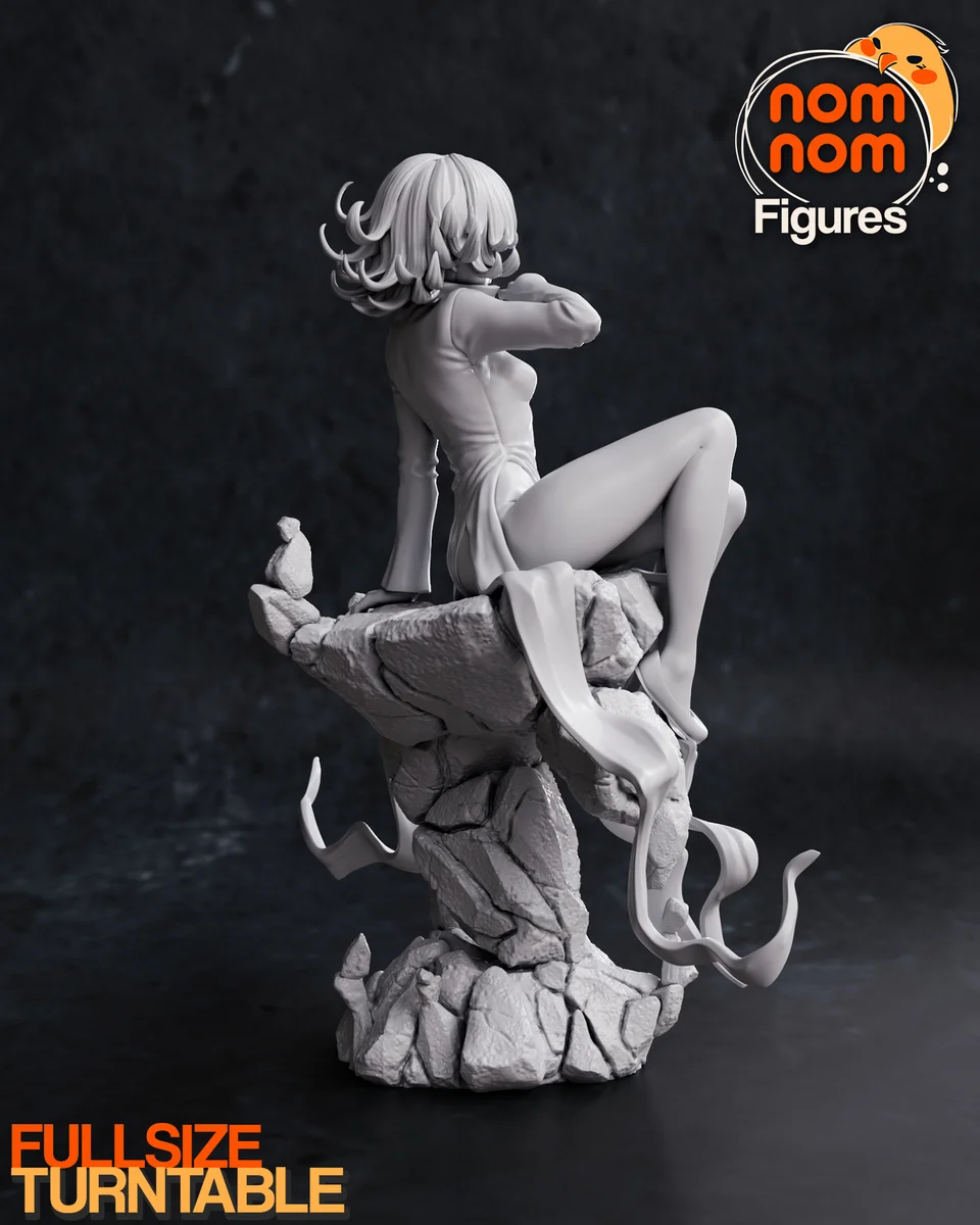 Tatsumaki | Fan Art | 3D Printed Resin Model Garage Kit | *Un-Painted* | Nomnom 7