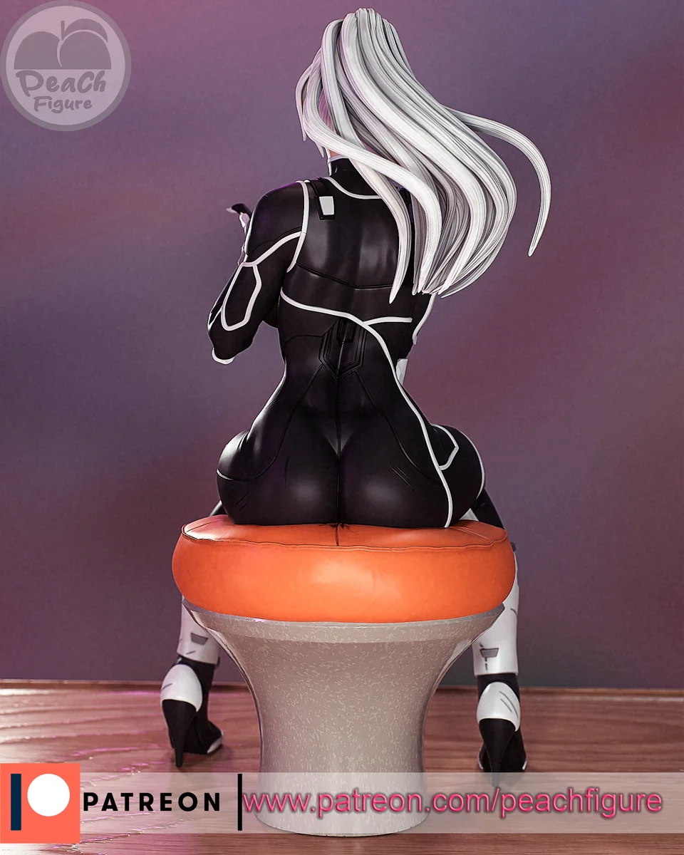 Black Cat | Fan Art | 3D Printed Resin Model Garage Kit | *Un-Painted* | Peach Figure 5