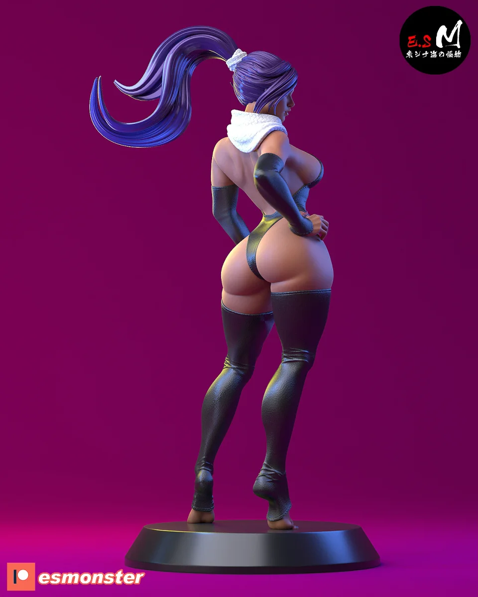 Yoruichi | Fan Art | 3D Printed Resin Model Garage Kit | *Un-Painted* | ES Monster 3