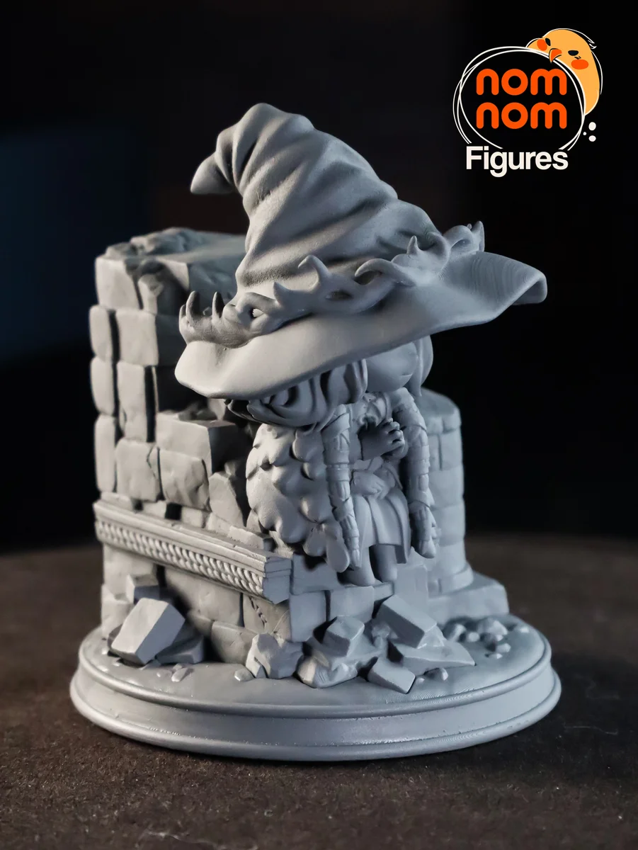 Chibi Ranni | Fan Art | 3D Printed Resin Model Garage Kit | *Un-Painted* | Nomnom 10