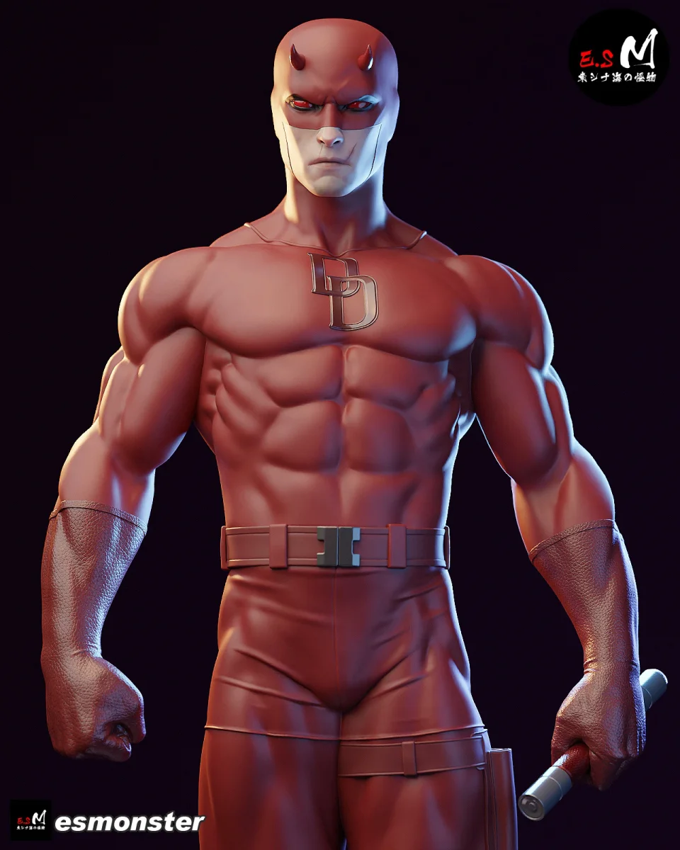 Daredevil | Fan Art | 3D Printed Resin Model Garage Kit | *Un-Painted* | ES Monster