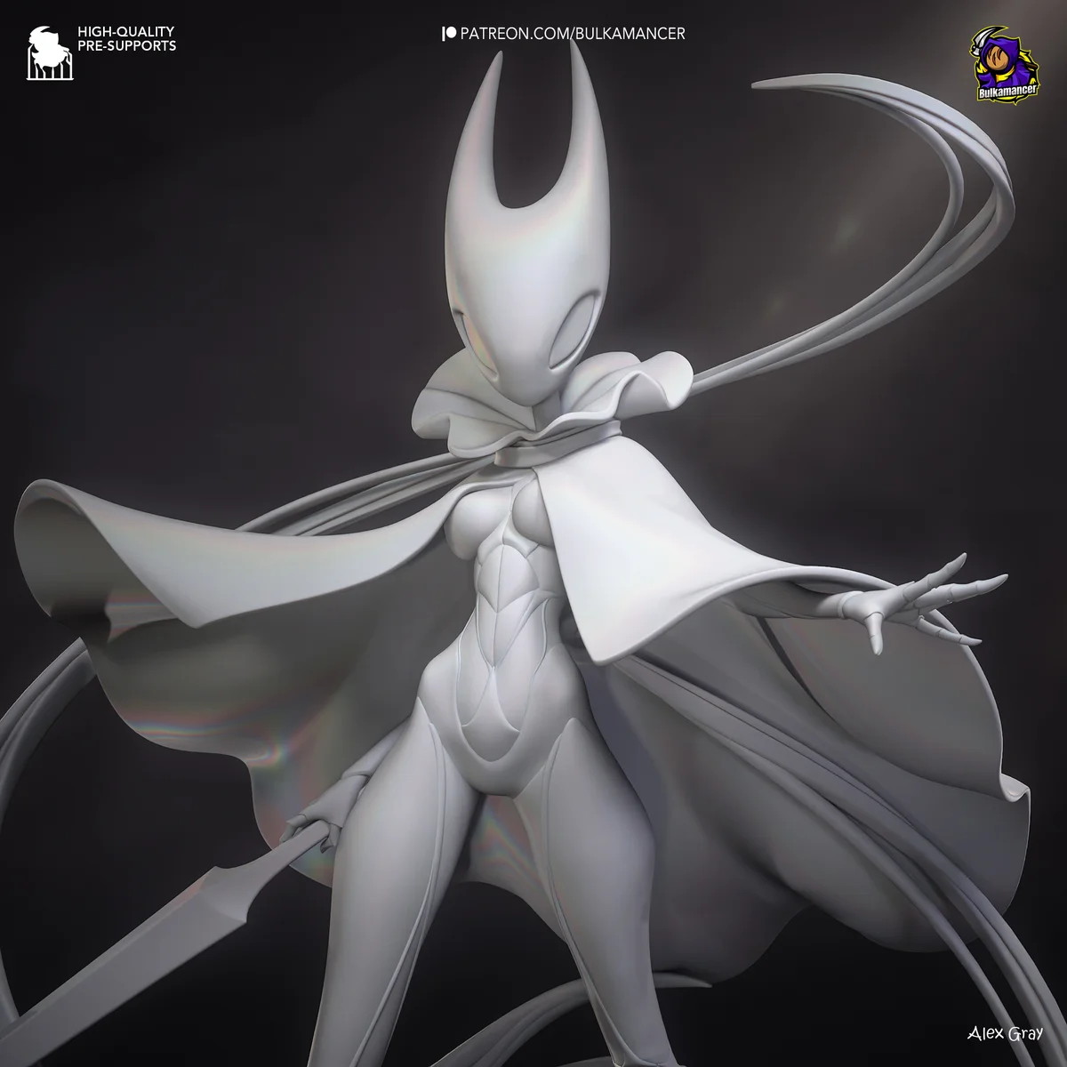 Hornyt (Horny Knight) | Fan Art | 3D Printed Resin Model Garage Kit | *Un-Painted* | Bulkamancer 10