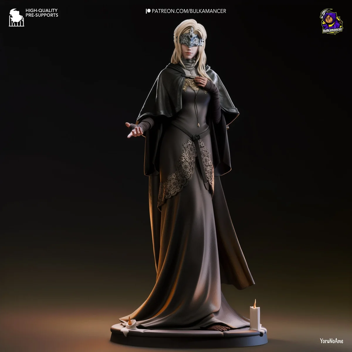 Fire Keeper | Fan Art | 3D Printed Resin Model Garage Kit | *Un-Painted* | Bulkamancer