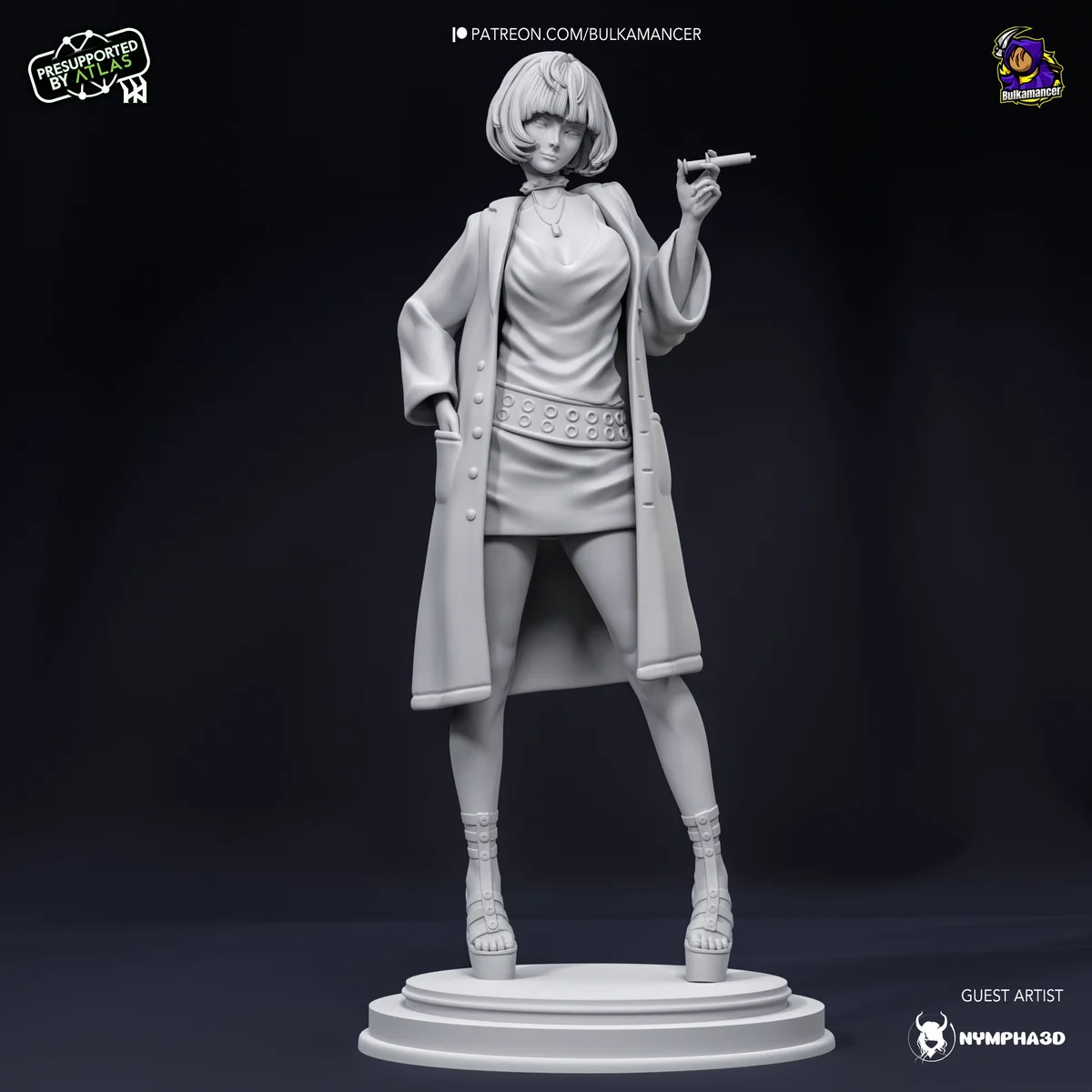 Tae | Fan Art | 3D Printed Resin Model Garage Kit | *Un-Painted* | Bulkamancer 4