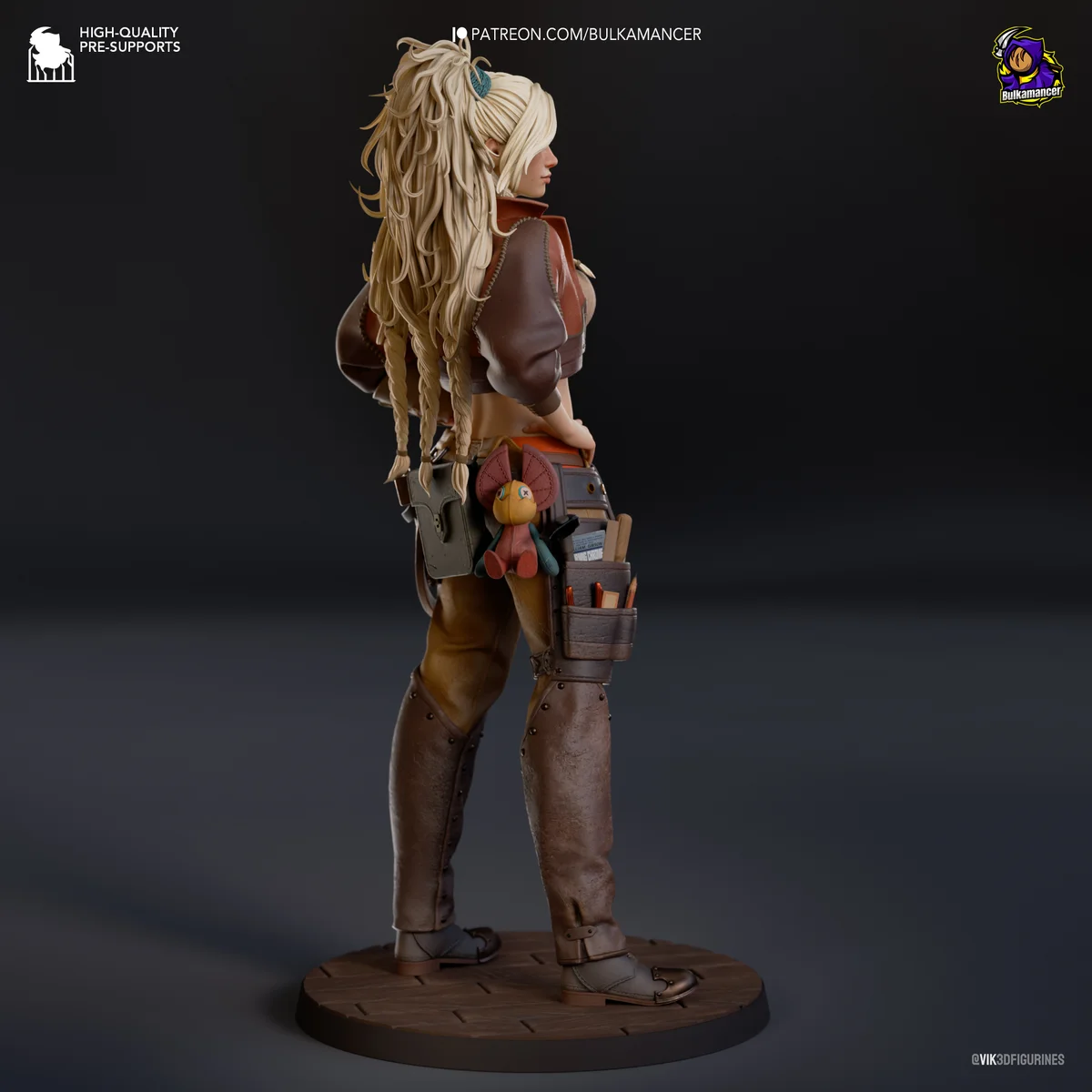 Gemma | Fan Art | 3D Printed Resin Model Garage Kit | *Un-Painted* | Bulkamancer 4