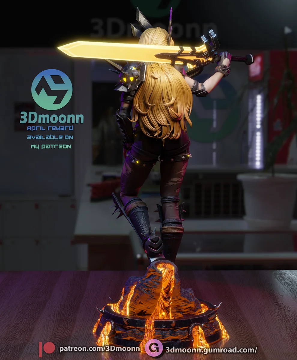 Magik | Fan Art | 3D Printed Resin Model Garage Kit | *Un-Painted* | 3DMoonn 4