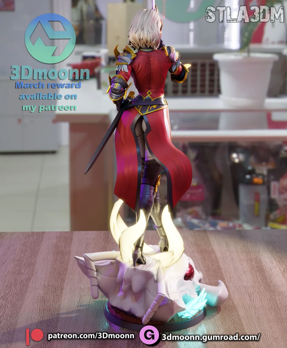 Cha Hae-in | Fan Art | 3D Printed Resin Model Garage Kit | *Un-Painted* | 3DMoonn 4