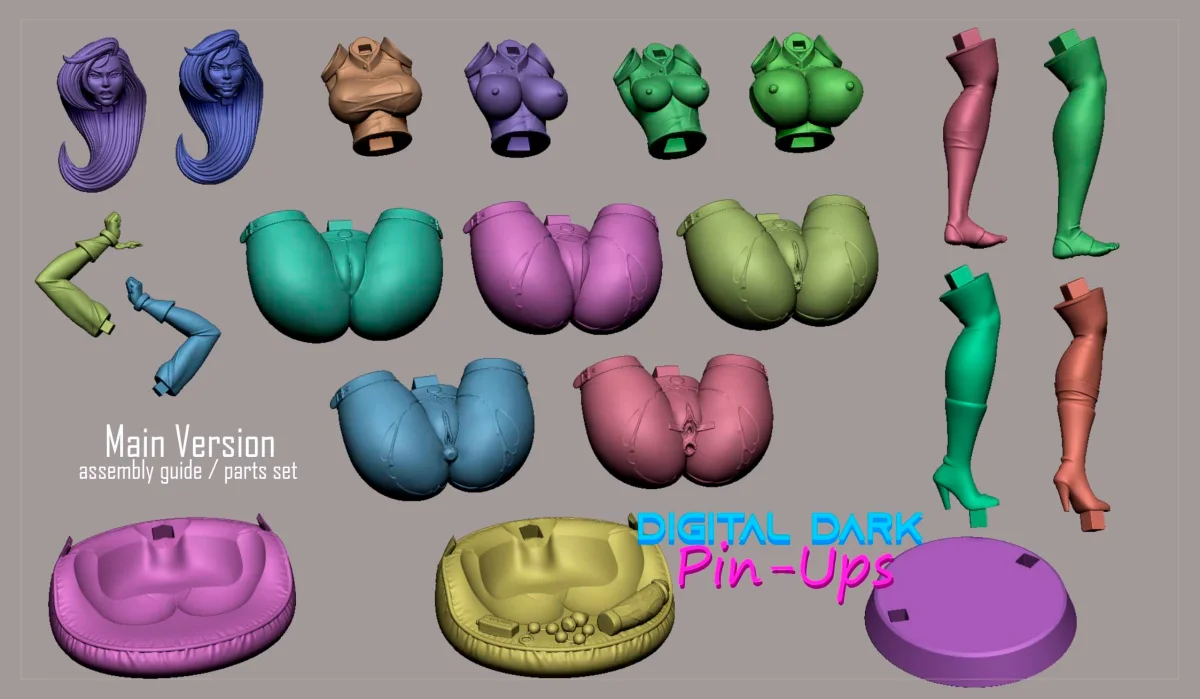 Shego | Fan Art | 3D Printed Resin Model Garage Kit | *Un-Painted* | Digital Dark 10