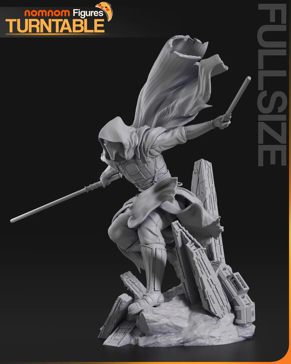Darth Revan | Fan Art | 3D Printed Resin Model Garage Kit | *Un-Painted* | Nomnom 6