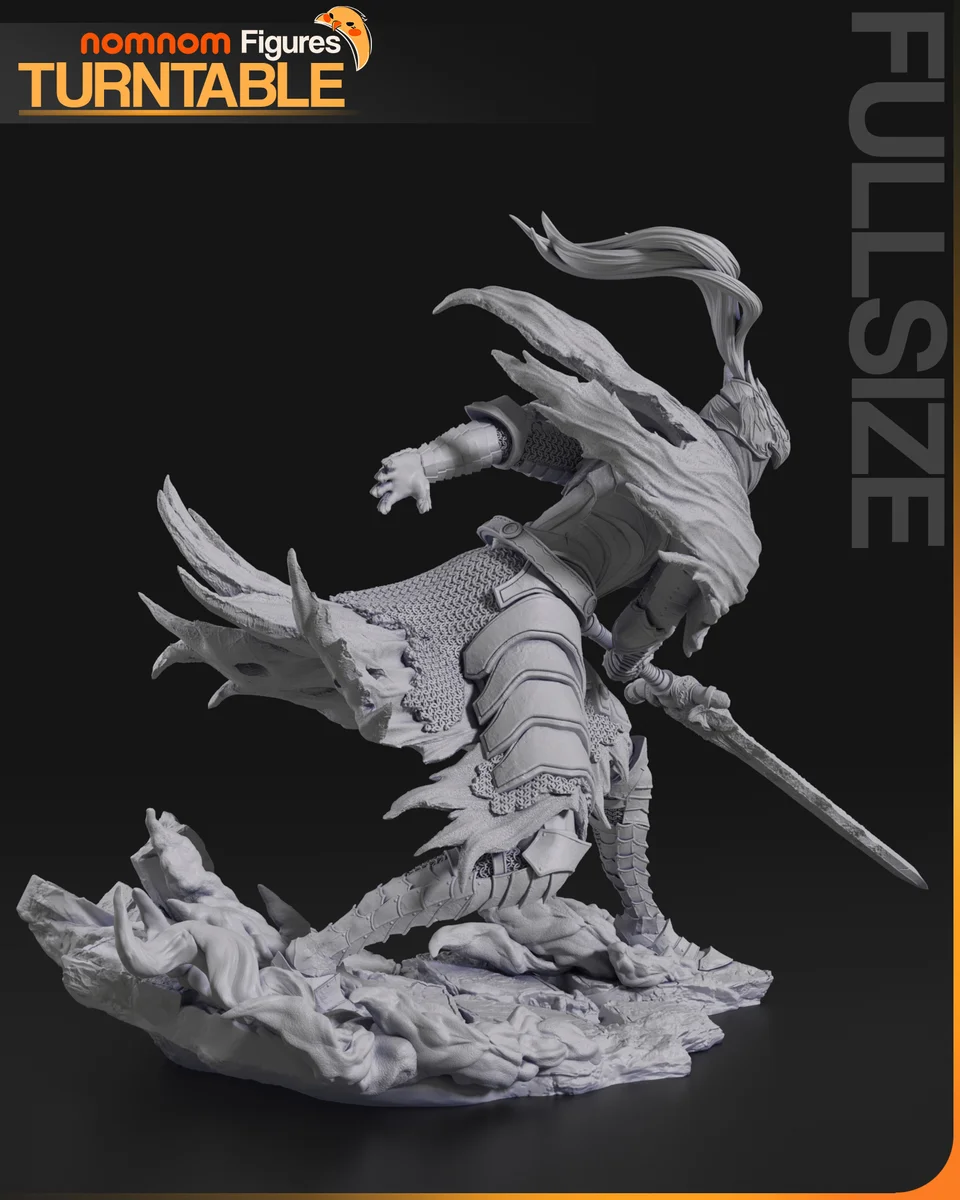 Artorias | Fan Art | 3D Printed Resin Model Garage Kit | *Un-Painted* | Nomnom 6