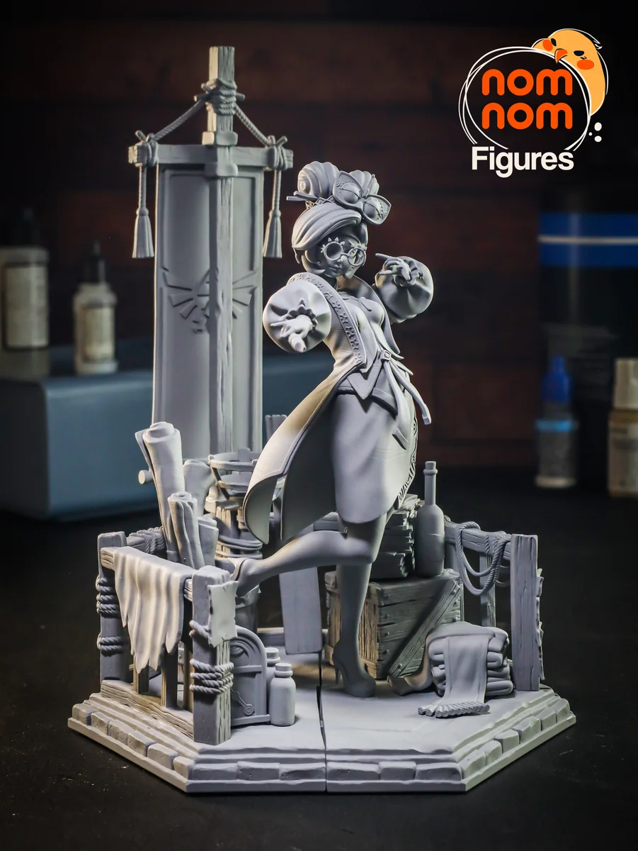 Purah | Fan Art | 3D Printed Resin Model Garage Kit | *Un-Painted* | Nomnom 11