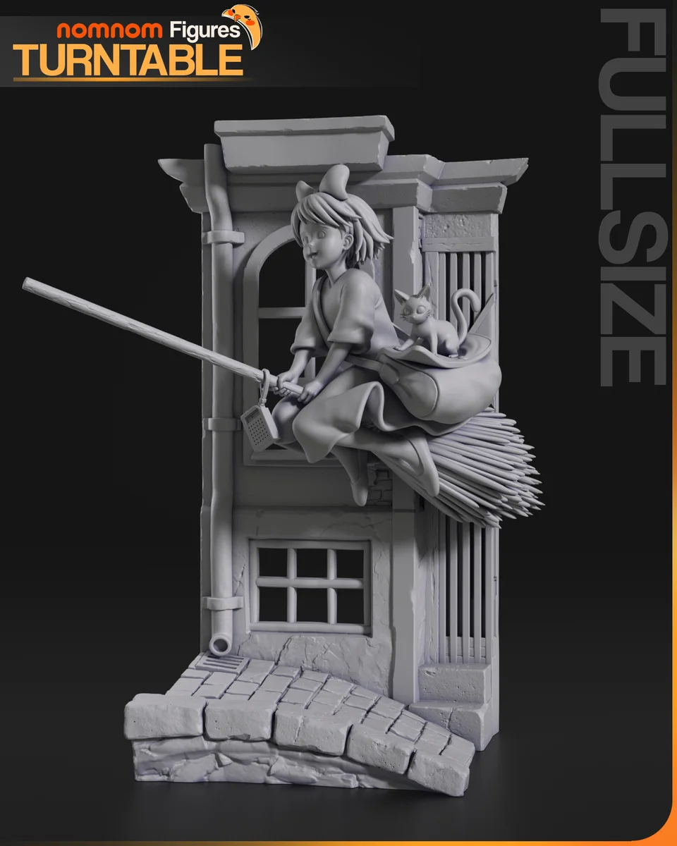 Kiki | Fan Art | 3D Printed Resin Model Garage Kit | *Un-Painted* | Nomnom 4